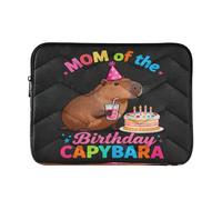 Laptop Sleeve Case 15-16 Inch Concise Laptop Case Bag Cartoon Capybaras Happy Birthday Bag with Zipper for Travel Business
