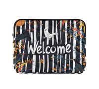 Laptop Sleeve Case 15-16 Inch Concise Sleeve for Laptop The Evil Yellow Pumpkin on Halloween Travel Laptop Sleeve Bag for Work Journey forro para