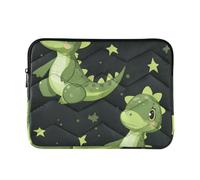 Laptop Sleeve Case 15-16 Inch Cool Laptop Zipper Case Dino Black Computer Bag for Work Journey