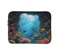 Laptop Sleeve Case 15-16 Inch Cute Laptop Bag Briefcase The Deep Blue Seabed Carrying Bag with Zipper for Travel Business forro para laptop