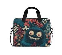 Laptop Sleeve Case 15-16 Inch durables Computer Case Funny Jungle Monsters Blue Notebook Computer Pocket for Men Women