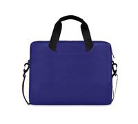 Laptop Sleeve Case 15-16 Inch durables Laptop Sleeves Midnight Blue Solid Color Pure Plain Travel Bag Handbag for Work Travel