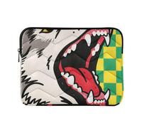 Laptop Sleeve Case 15-16 Inch Laptop Bag Briefcase Fierce Grey-colored Wolf Carrying Bag with Zipper for Work Journey latitude laptop case