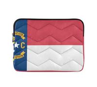 Laptop Sleeve Case 15-16 Inch Lightweight Computer Cases for Laptop Nc North Carolina State Flag Computer Bag with Zipper for Travel Business