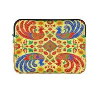 Laptop Sleeve Case 15-16 Inch Lightweight Laptop Bag Briefcase Chinese Traditional Double Phoenix Peony_00002 Computer Bag with Zipper for Work Travel