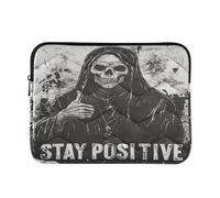 Laptop Sleeve Case 15-16 Inch Lightweight Laptop Bag Briefcase Death God Skull Computer Briefcase with Zipper for Work Journey