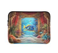 Laptop Sleeve Case 15-16 Inch Lightweight Laptop Bag with Zipper 3D Royal Fish Computer Bag with Zipper for Travel Business