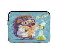 Laptop Sleeve Case 15-16 Inch Lightweight Laptop Zipper Case Chemist Hedgehog Tablet Briefcase Carrying Bag for Work Travel