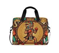 Laptop Sleeve Case 15-16 Inch Polyester Laptop Case Bag Boxing Mexico Men Computer Sleeve with Zipper for Work Journey
