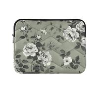Laptop Sleeve Case 15-16 Inch Soft Sleeve for Laptops Vintage Roses Olive Green Computer Carrying Bag for Work Travel altego clear laptop