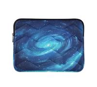 Laptop Sleeve Case 15-16 Inch Stylish Laptop Bag Briefcase Blue Spiral Galaxy Case Bag with Zipper for Work Journey estuche para