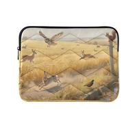 Laptop Sleeve Case 15-16 Inch Stylish Sleeve for Laptops Brown Hare Computer Sleeve with Zipper for Men Women rifle and co