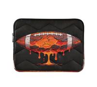 Laptop Sleeve Case 15-16 Inch Waterproof Computer Bag Drip-style Lava Rugby Ball Computer Carrying Bag for Travel Business funda para computadora