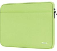 Laptop Sleeve Case 15.6 inch, Shockproof Protective Notebook Cover with Accessory Pocket, Carrying Laptop Bag for HP, ASUS, Dell, Lenovo, Acer, Light Green