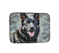 Laptop Sleeve Case 15 inch Shockproof Computer Carrying Bag Black german shepherd dog Laptop Bag Slim Protective Case