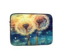 Laptop Sleeve Case 15 inch Shockproof Computer Carrying Bag Dandelion DIY Drawing Paint Laptop Bag Slim Protective Case