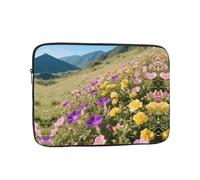 Laptop Sleeve Case 15 inch, Shockproof Protective Laptop Cover Boho Flowers Briefcase Portable Carrying Computer Bag