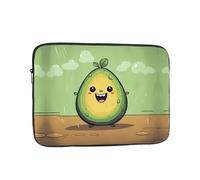 Laptop Sleeve Case 15 inch, Shockproof Protective Laptop Cover Cartoon Avocado Briefcase Portable Carrying Computer Bag