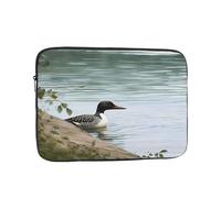 Laptop Sleeve Case 17 inch Shockproof Computer Carrying Bag Loon Nature Birds Laptop Bag Slim Protective Case