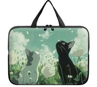 Laptop Sleeve Case Bag 15 inch, Cat Looking up at Sky Slim Carrying Case Durable Handbag Travel Laptop Bag for 15 inch MacBook Air M3/M2/15 Pro/Surface Laptop 7/6/5/4/3/ Dell XPS 15 Plus