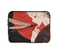 Laptop Sleeve Case Concise Computer Cases for Laptop 13 Inch 14 Inch Retro Dragonfly Anime Chinese Style Notebook Computer Pocket Work Travel