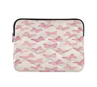 Laptop Sleeve Case Concise Laptop Carrying Case with Zipper 15 Inch 16 Inch Pink Butterfly latitude case L