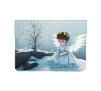 Laptop Sleeve Case Cover MacBook 13 in Laptop Case Microfiber Pu Leather Materia The Angel of Prayer