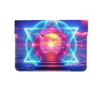 Laptop Sleeve Case Cover MacBook 13 in Laptop Case Microfiber Pu Leather Materia The Gate of Futurism