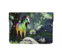Laptop Sleeve Case Cover MacBook 13 in Laptop Case Microfiber Pu Leather Materia The Horse in Fairy Tales