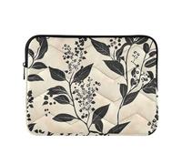 Laptop Sleeve Case Cute Sleeve for Laptops 13 Inch 14 Inch Autumn Flowers Lily of The Valley Blush Computer Briefcase with Zipper