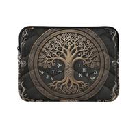 Laptop Sleeve Case durables Laptop Sleeves 13 Inch 14 Inch Viking Tree Life Occult Art Carrying Bag with Zipper