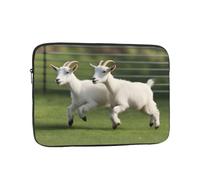 Laptop Sleeve Case Goat Frolic Prints Notebook Protective Bag Durable With Zipper Laptop Bag For Men And Women, For Computer, Notebook, Travel, 15In