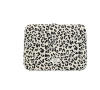 Laptop Sleeve Case, Leopard Print Puffy Quilted Bag for 11/13/15'' MacBook/Air/Pro, Animal Print Notebook Cover