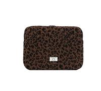 Laptop Sleeve Case, Leopard Print Puffy Quilted Bag for 11/13/15'' MacBook/Air/Pro, Animal Print Notebook Cover