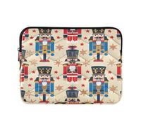 Laptop Sleeve Case Polyester Laptop Sleeves 15 Inch 16 Inch Nutcracker Toy Soldier funda para computadora L