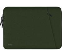 Laptop Sleeve Case, Shockproof Protective Computer Sleeve Cover with Accessories Pocket, Water Resistant Traveling Carrying 15.6 inch Laptop Bag Compatible for MacBook Dell HP Acer Lenovo, Army Green