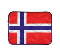 Laptop Sleeve Case Soft Lining Case for Laptop 13 Inch 14 Inch Norway Flag Tablet Briefcase Carrying Bag Travel Business