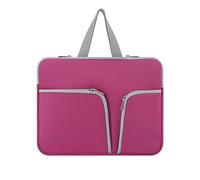 Laptop Sleeve Case with Handle & Pockets for 13-14 Inch Notebook - Shockproof Carrying Briefcase for MacBook Pro 14, Air 13 M2 M3 M4, Surface Laptop - Water Resistant Computer Pouch