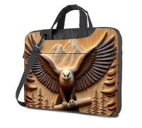 Laptop Sleeve Eagle Carving With Mountains And Trees Laptop Bag 17 Inch Laptop Bag Laptop Case 16 Inch(29x38cm)