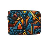 Laptop Sleeve Laptop Case Bag Shockproof Computer Carrying Bag African Style Textile Pattern Briefcase Handbags 15 inch