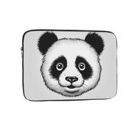 Laptop Sleeve Laptop Case Bag Shockproof Computer Carrying Bag Anime Panda Face Briefcase Handbags 17 inch
