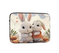 Laptop Sleeve Laptop Case Bag Shockproof Computer Carrying Bag Bunny Hug Briefcase Handbags 10 inch