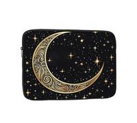 Laptop Sleeve Laptop Case Bag Shockproof Computer Carrying Bag Crescent Moon Pattern Briefcase Handbags 15 inch