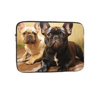 Laptop Sleeve Laptop Case Bag Shockproof Computer Carrying Bag Cute French Bulldog Graphics Briefcase Handbags 17 inch