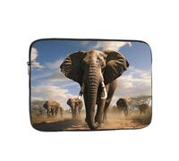 Laptop Sleeve Laptop Case Bag Shockproof Computer Carrying Bag Ferocious Elephant Briefcase Handbags 10 inch