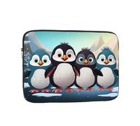 Laptop Sleeve Laptop Case Bag Shockproof Computer Carrying Bag Five Cute Penguins Briefcase Handbags 12 inch