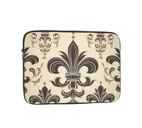 Laptop Sleeve Laptop Case Bag Shockproof Computer Carrying Bag Fleur-de-Lis and Coat Arms Knight Briefcase Handbags 13 inch
