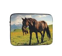 Laptop Sleeve Laptop Case Bag Shockproof Computer Carrying Bag Grazing Wild Horses Briefcase Handbags 12 inch