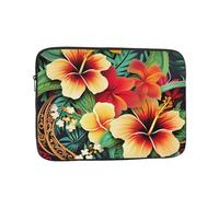 Laptop Sleeve Laptop Case Bag Shockproof Computer Carrying Bag Hawaiian Style Print Pattern Briefcase Handbags 13 inch