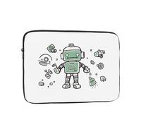 Laptop Sleeve Laptop Case Bag Shockproof Computer Carrying Bag Line Robot Briefcase Handbags 17 inch
